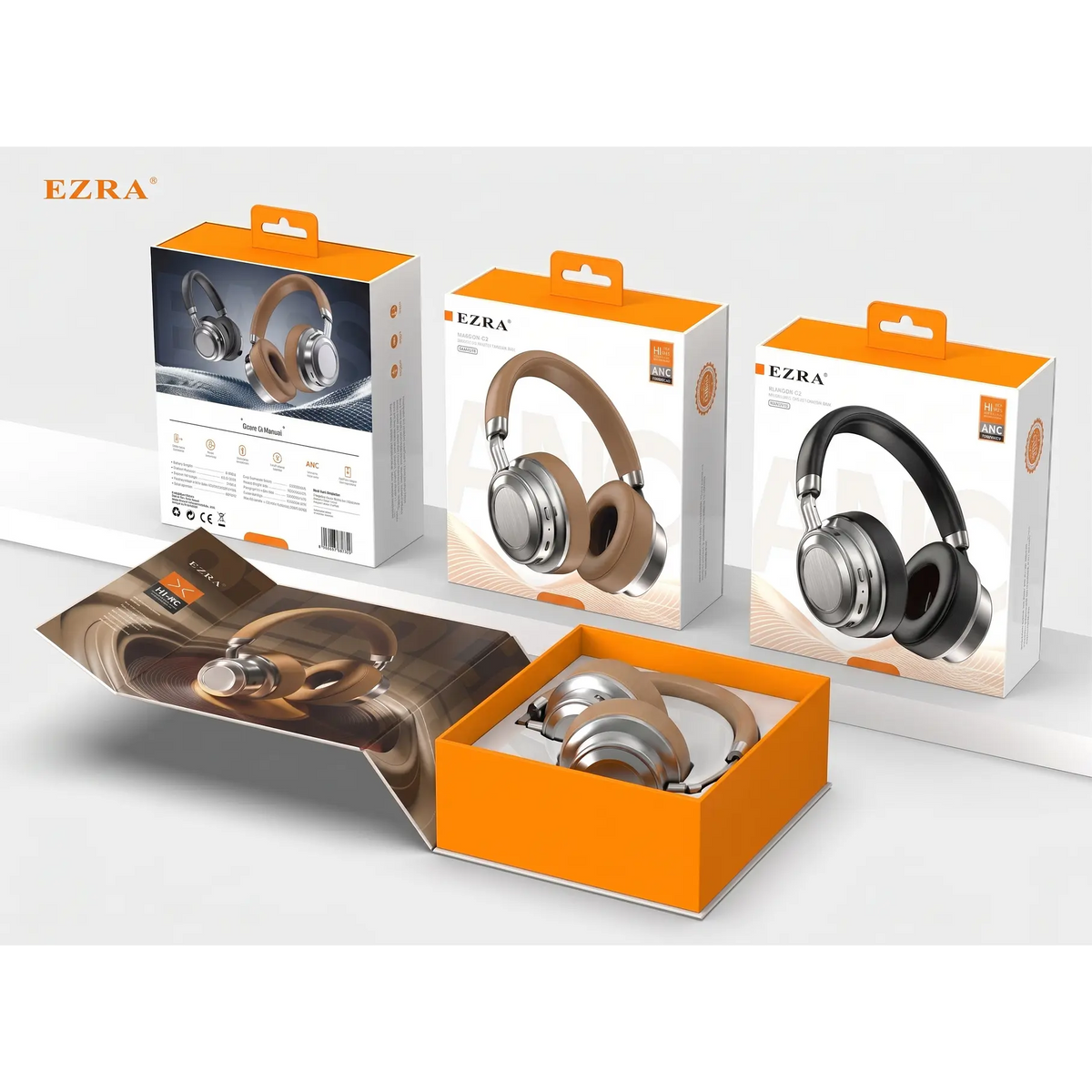 Audifonos Auricular Cancelacion De Ruido Bluetooth ABS V5.4 HiFi On-Ear y Over-Ear con ANC 35H BW96
