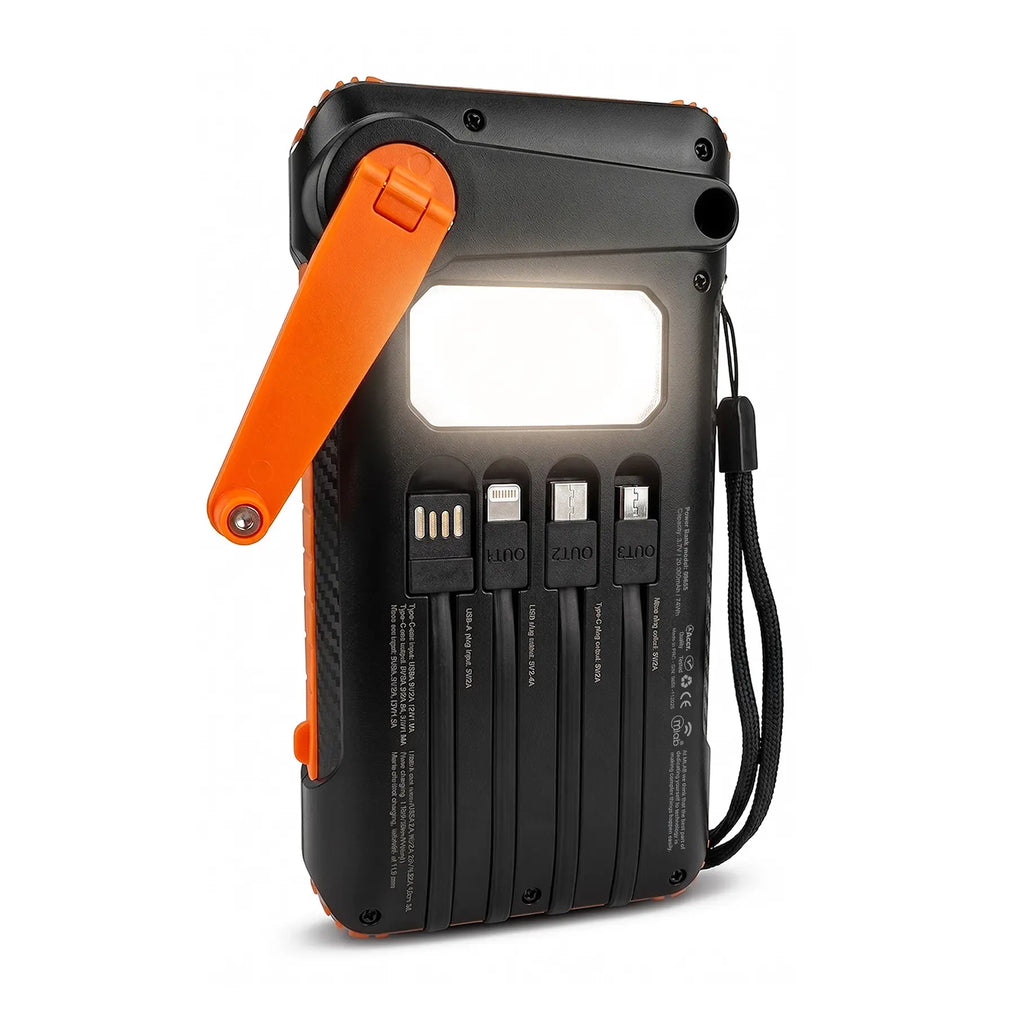 Cargador Portatil Power Bank Sun Dynamo Light 9655 Mlab Aventura 20000 mAh Con Carga Manual