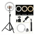 Aro De Luz Led Grande 26 cm Con Tripode 2.1m Aros De Luz Led