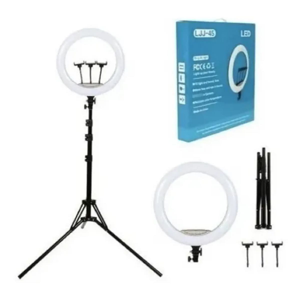 Aro Luz Led Multicolor 56cm + Control + Trípode