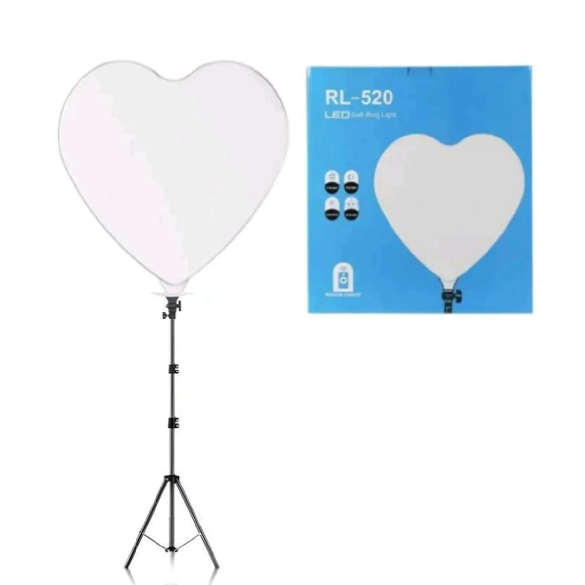 Corazon Led Luz Tripode 2.1mt Rl-520 Soft Light Control Spin