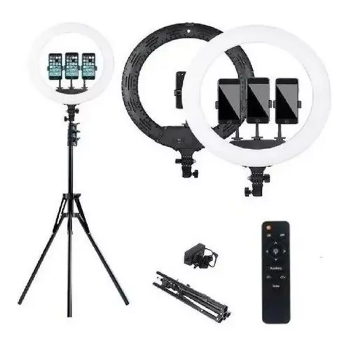 Aro De Luz Profesional 45cm + Tripode 1.9 Metros