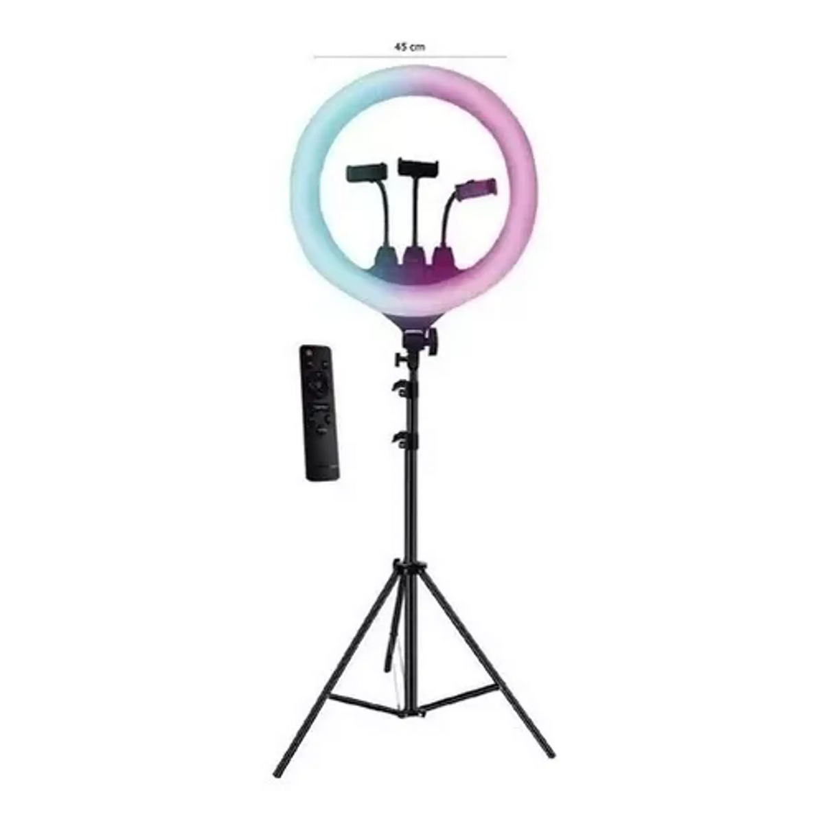 Aro De Luz Profesional 45cm + Tripode 1.9 Metros