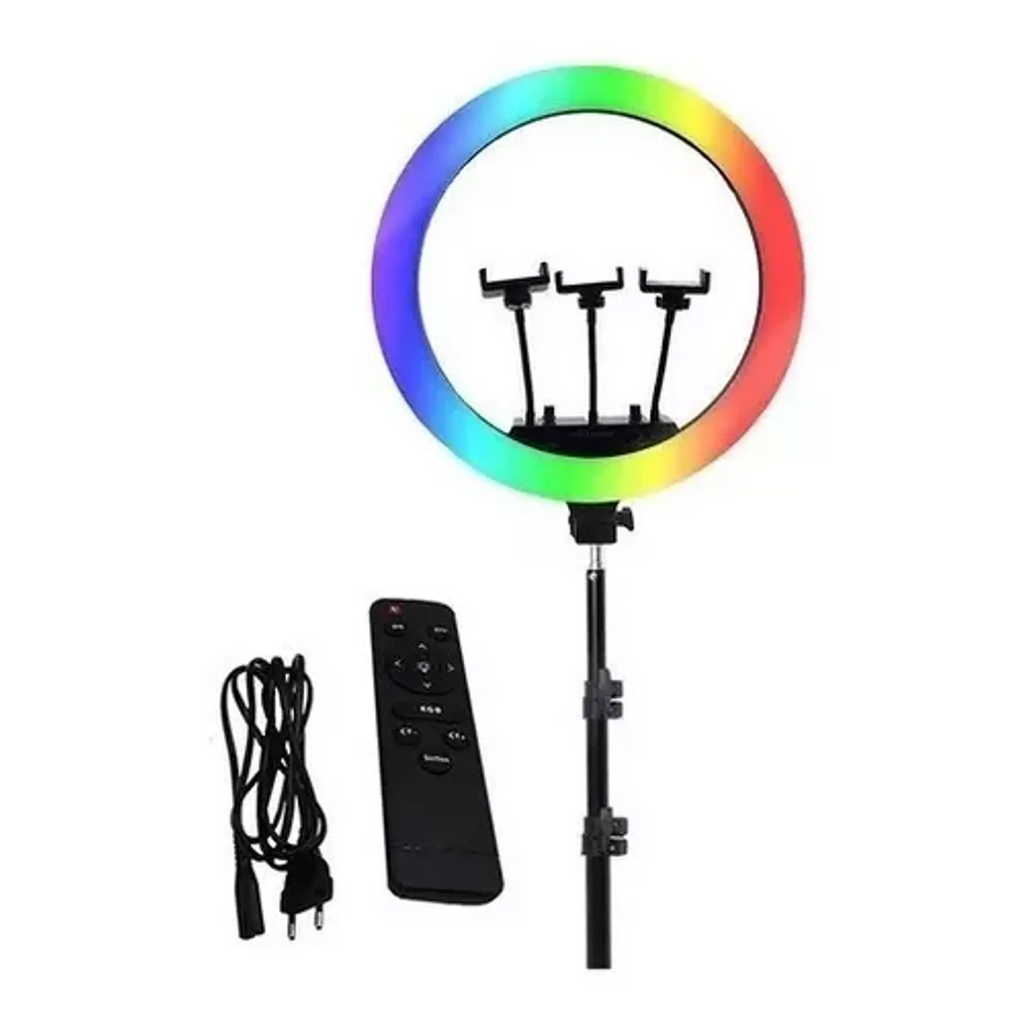 Aro De Luz Profesional 45cm + Tripode 1.9 Metros