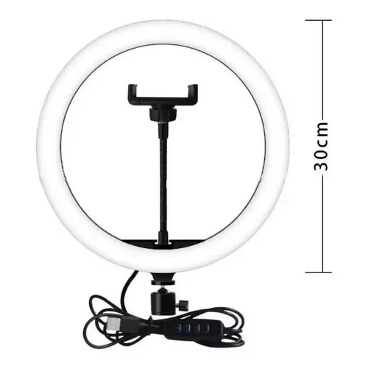 Aro De Luz Led Grande 30cm Con Tripode 2.1m Aros De Luz Led