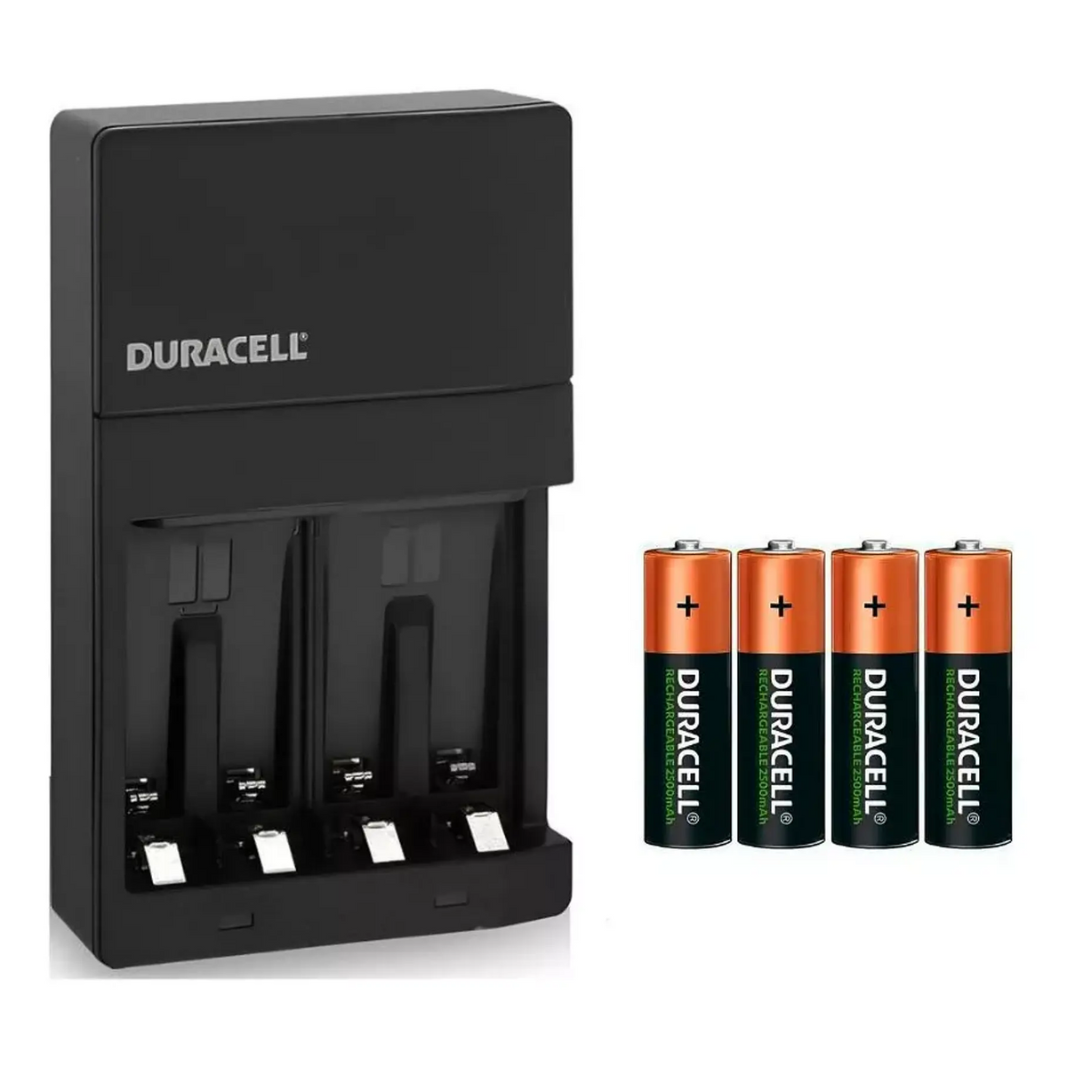 Cargador Pilas Recargables Duracell CEF-7 Aa Aaa C 4 Unidades Aa baterías