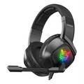 Audífonos Gamer Onikuma K19 Negro Con Luz Rgb Led