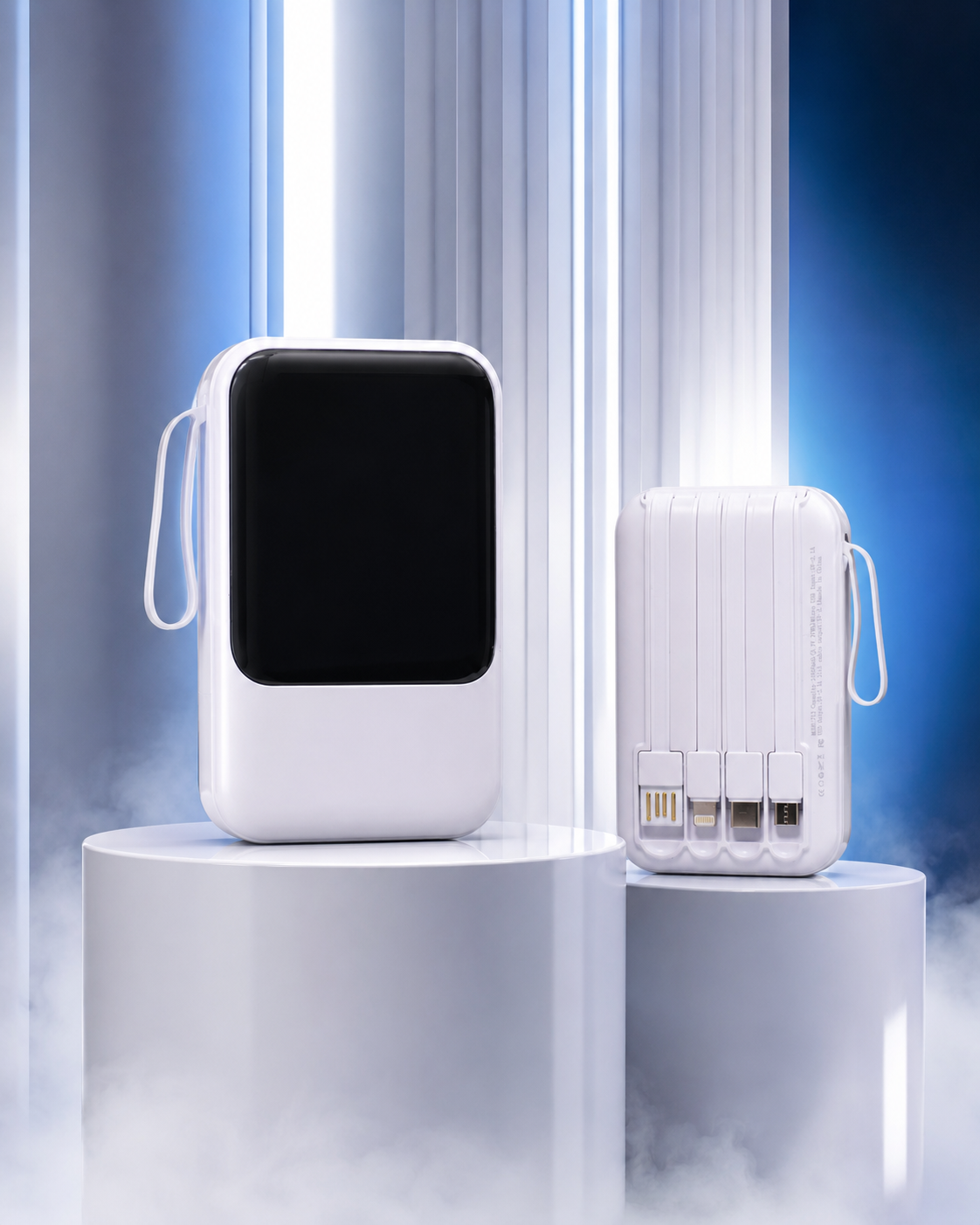 Power Bank 10.000 mAh con 4 Cables Integrados