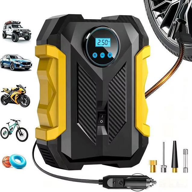Compresor de Aire Portátil Digital – Infla tus Neumáticos en Minutos