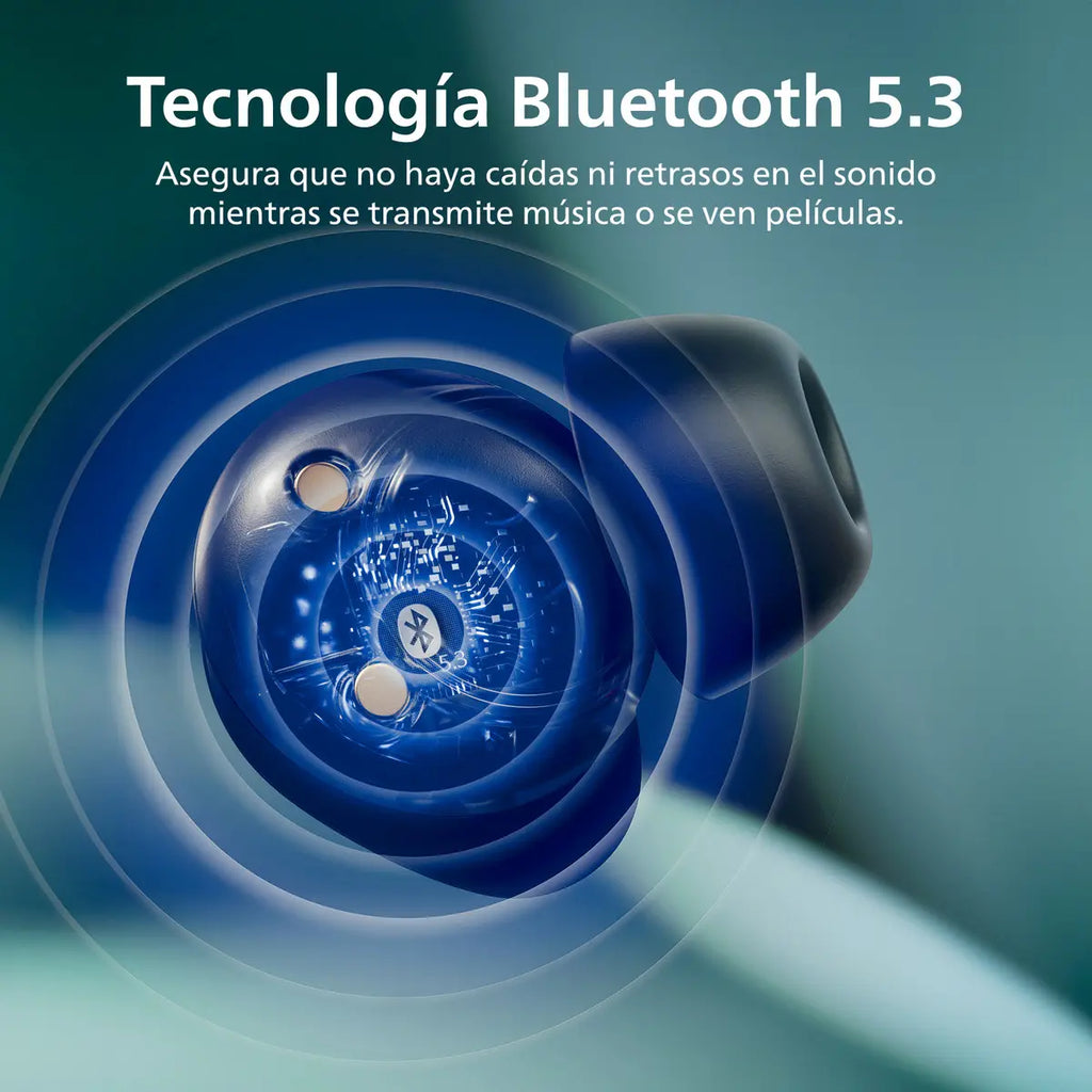 Audífonos Philips TAT1209 True Wireless Bluetooth 5.3 – Rosado