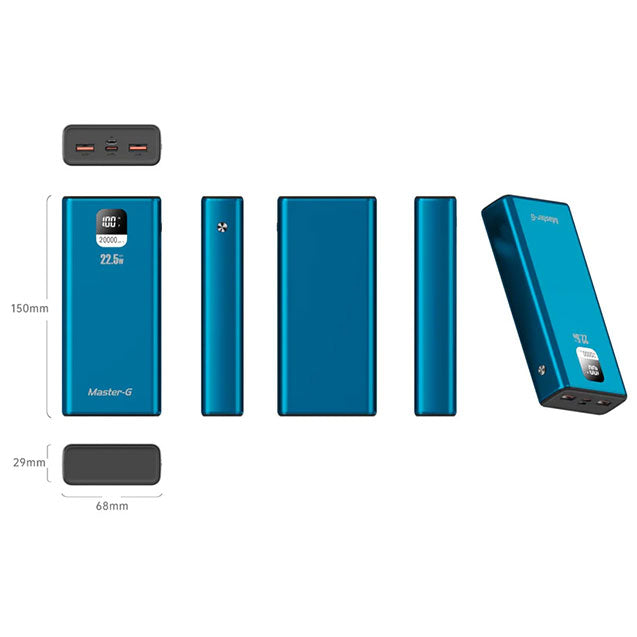 MASTER-G Batería Externa Power Bank 20000 Mah 22.5W